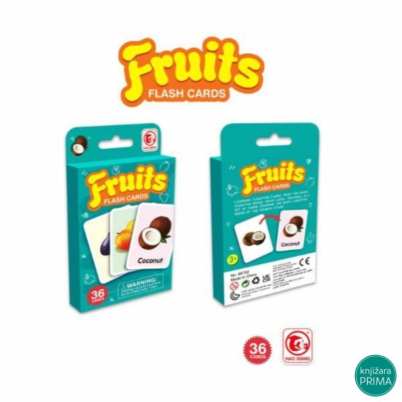 Voće - edukativne kartice 