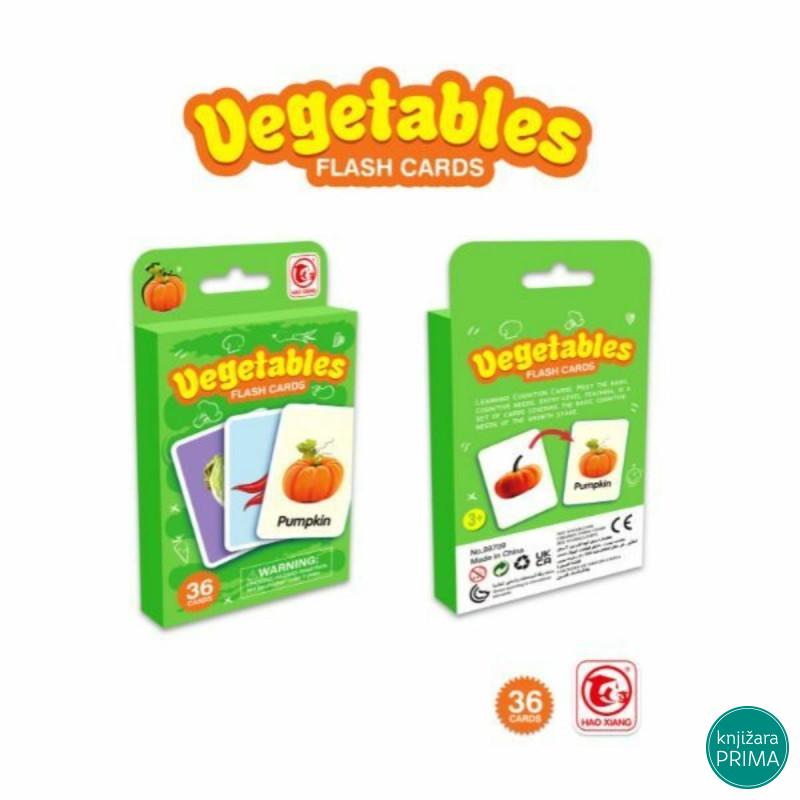 Povrće - edukativne kartice 