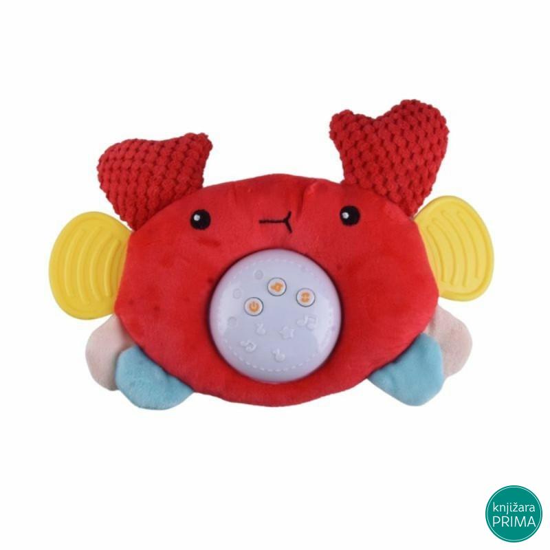Plišana muzička igračka za bebe Kraba 