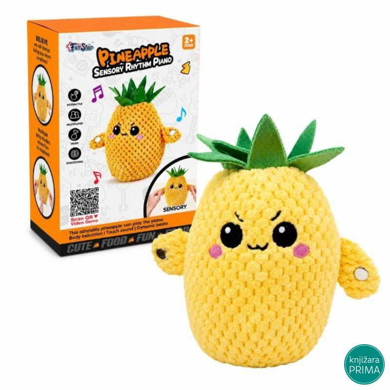 Interaktivna muzička igračka Ananas 