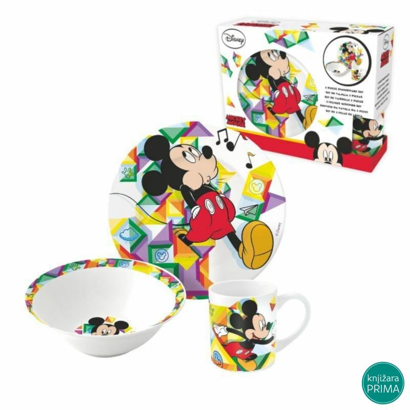 Keramički set za užinu Mickey 