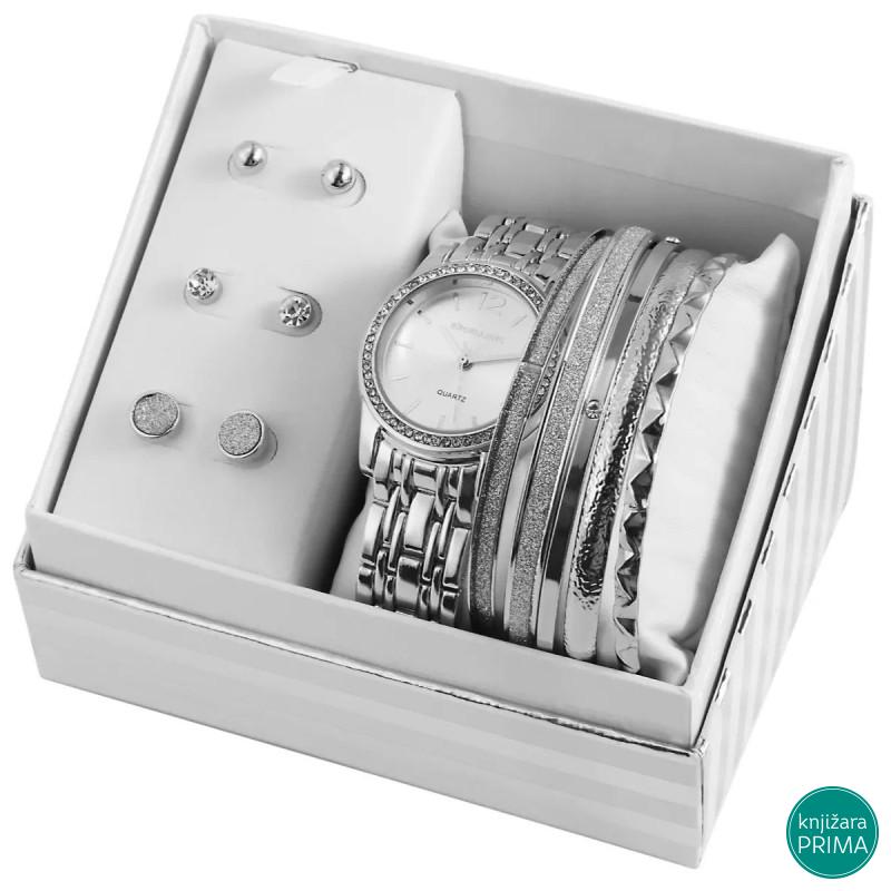 Ženski poklon set EXELLANC sat i nakit 