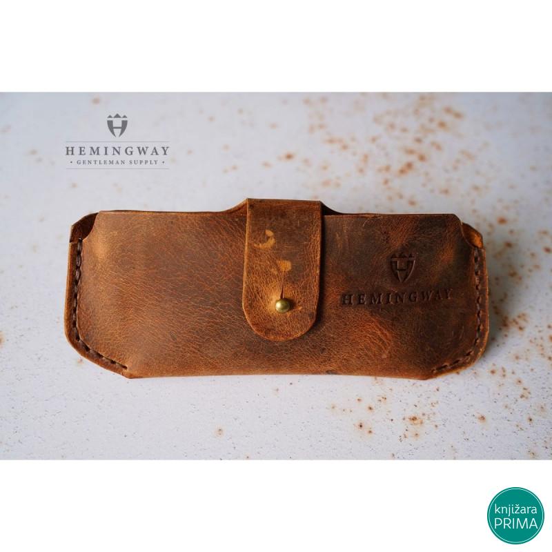 Novčanik, futrola za naočare i pljoska HEMINGWAY Guerrilla gift box 