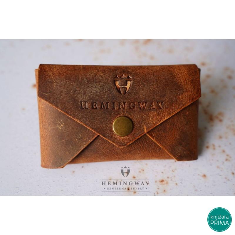 Novčanik, futrola za naočare i pljoska HEMINGWAY Guerrilla gift box 