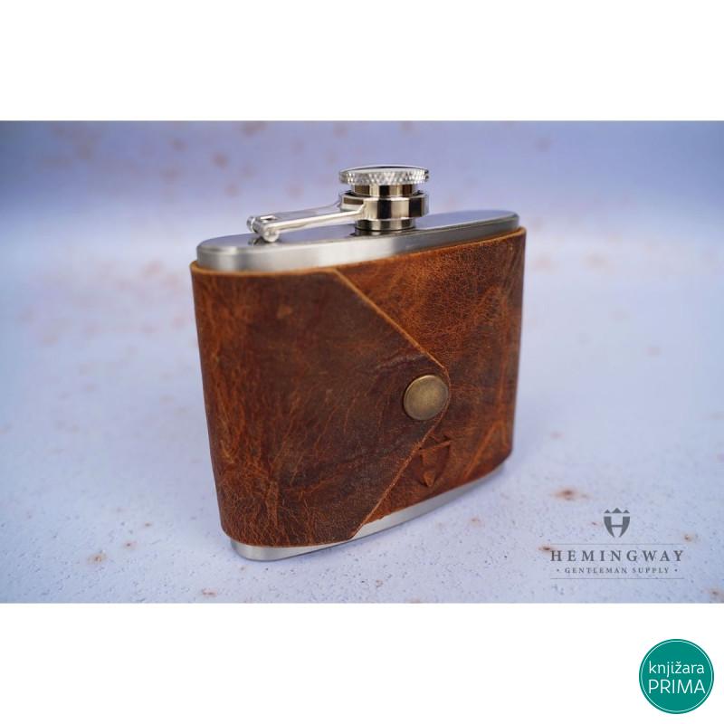 Novčanik, futrola za naočare i pljoska HEMINGWAY Guerrilla gift box 