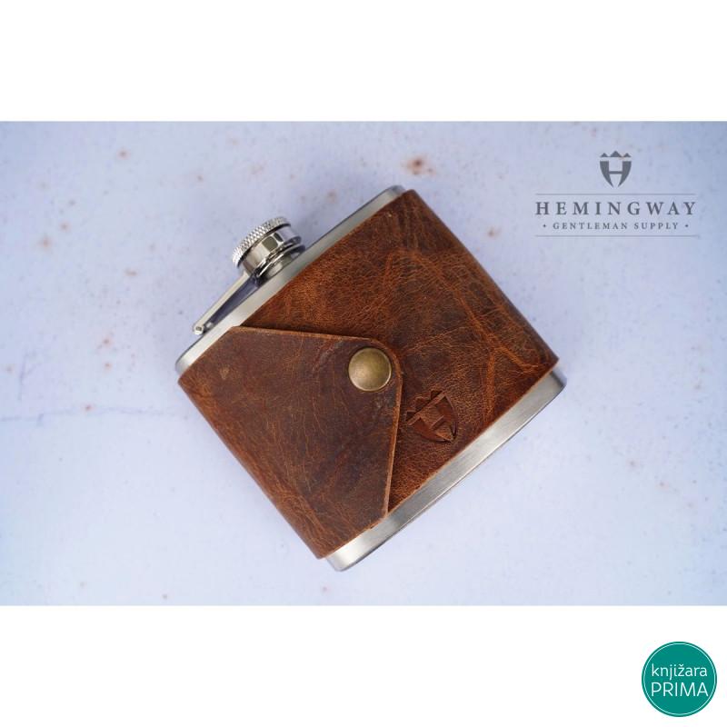 Novčanik, futrola za naočare i pljoska HEMINGWAY Guerrilla gift box 