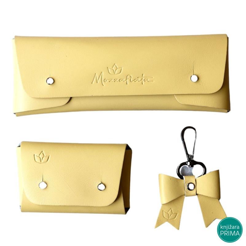 Novčanik, privezak i futrola za naočare MOZZAFIATA Naomi gift box 