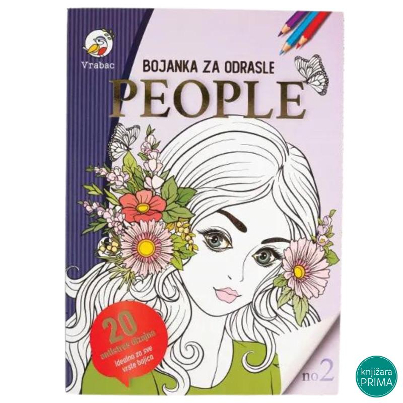 Bojanka za odrasle VRABAC People 