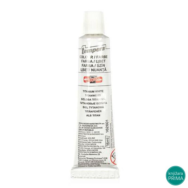 Tempera KOH-I-NOOR 16ml - bela 