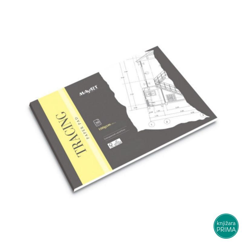 Blok za crtanje paus papir A4 30L 100G 