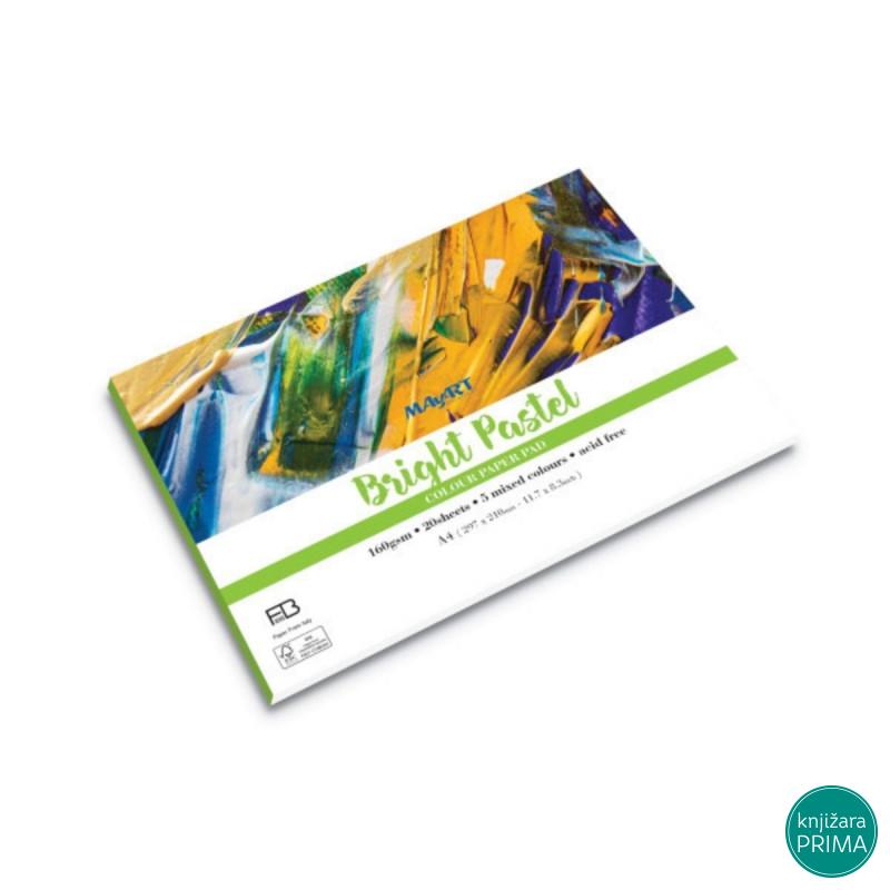 Blok za crtanje mix bright pastel colors A4 20L 