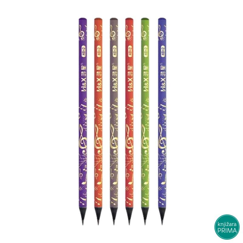 Grafitna olovka SCOOL HB Music 