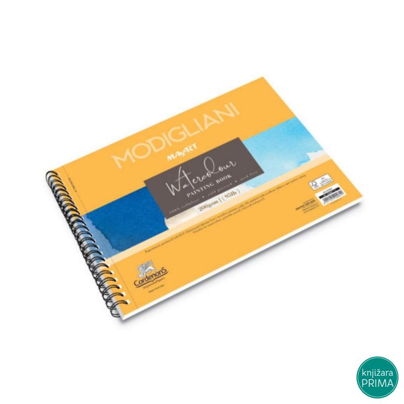 Blok za akvarel sa spiralom A4 12L 200G 