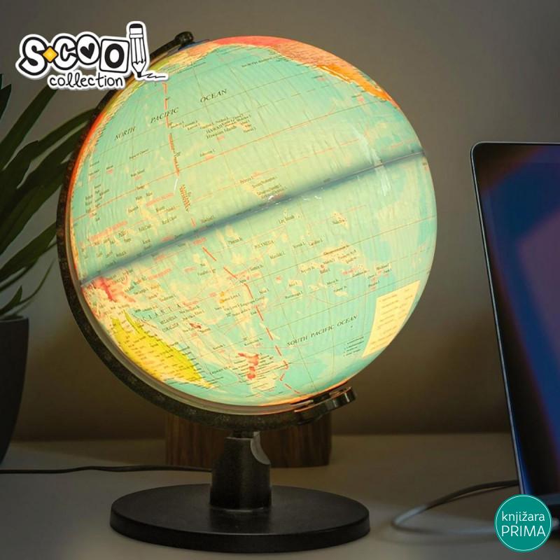 Globus SCOOL 32cm sa svetlom 