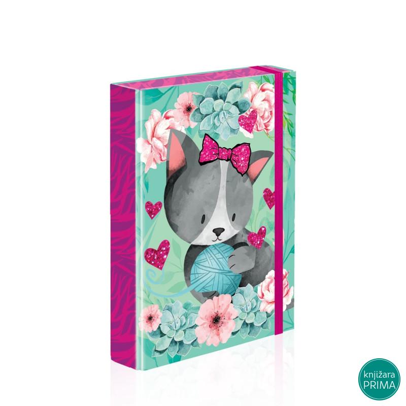 Fascikla A4 SCOOL sa gumom Kitty 