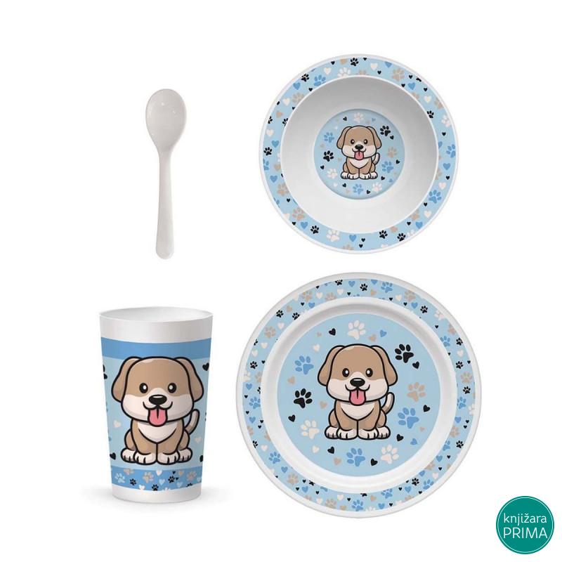 Set za jelo SCOOL Baby - Dog 