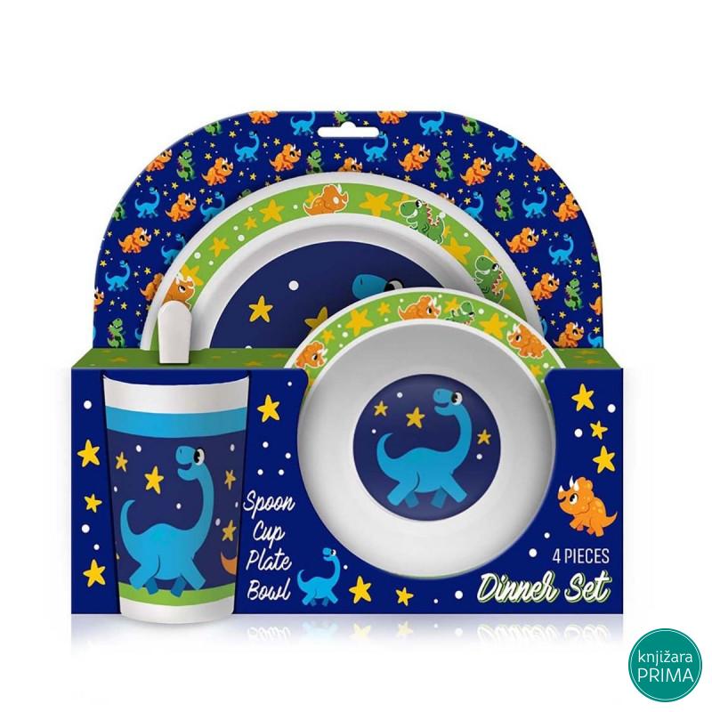 Set za jelo SCOOL Baby - Dino 
