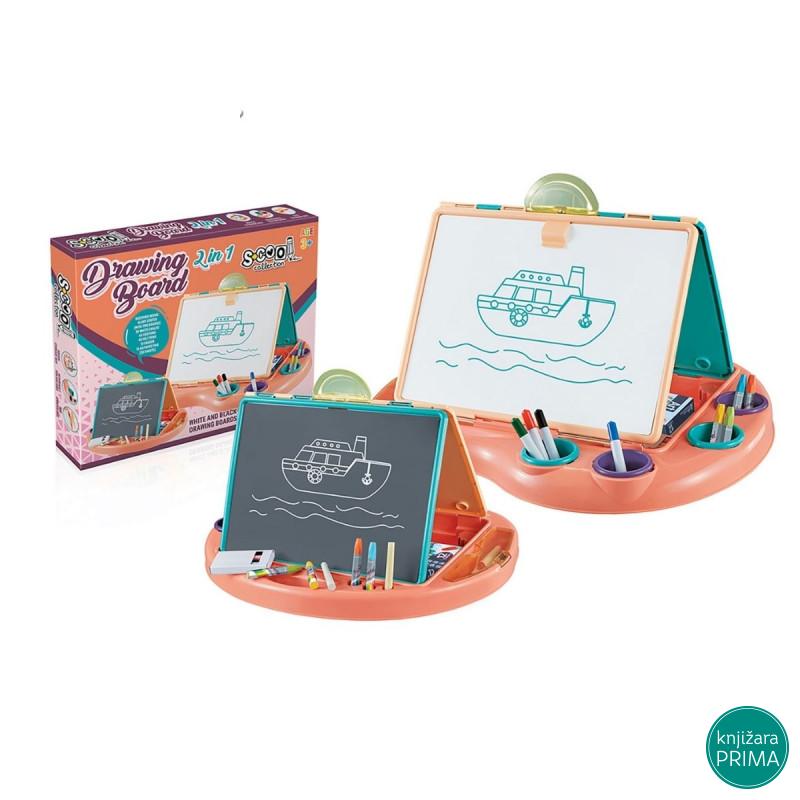 Tabla za crtanje SCOOL 2u1 
