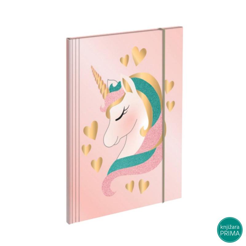 Fascikla A4 SCOOL hologram Unicorn 