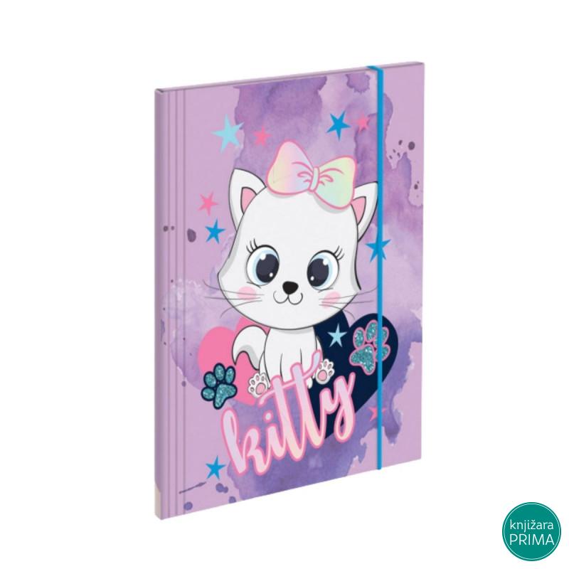Fascikla A4 SCOOL hologram Kitty 