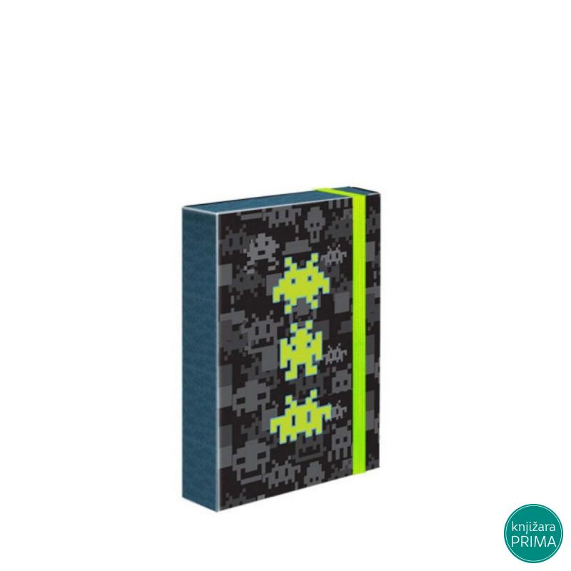 Fascikla A5 SCOOL sa gumom Game 