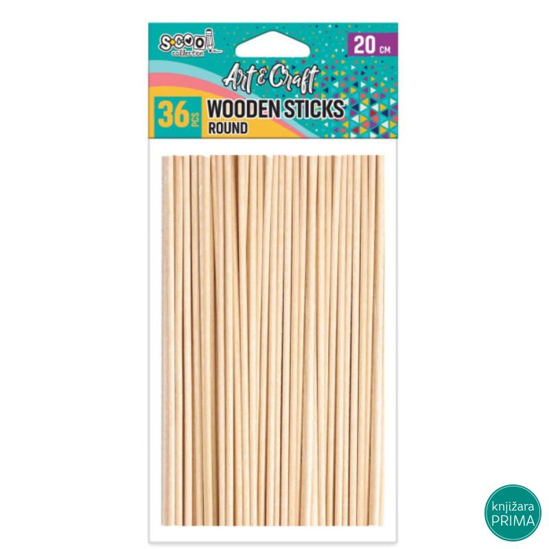 Okrugli štapići 20 cm - Scool craft 