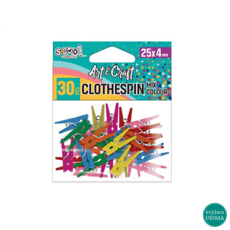 Štipaljke u boji - Scool craft 