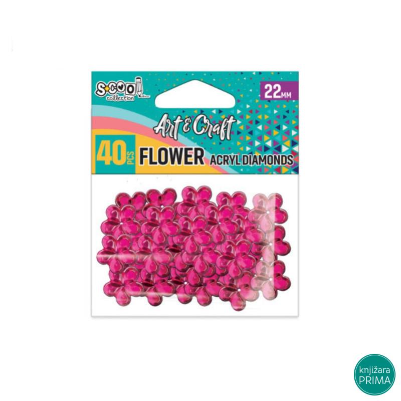 Akrilni cvetići - Scool craft 