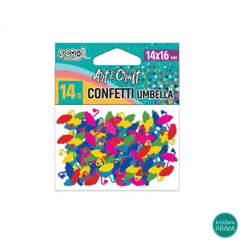 Konfete kišobrani - Scool craft 