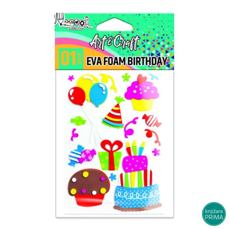 Stikeri od eva pene - Scool craft 
