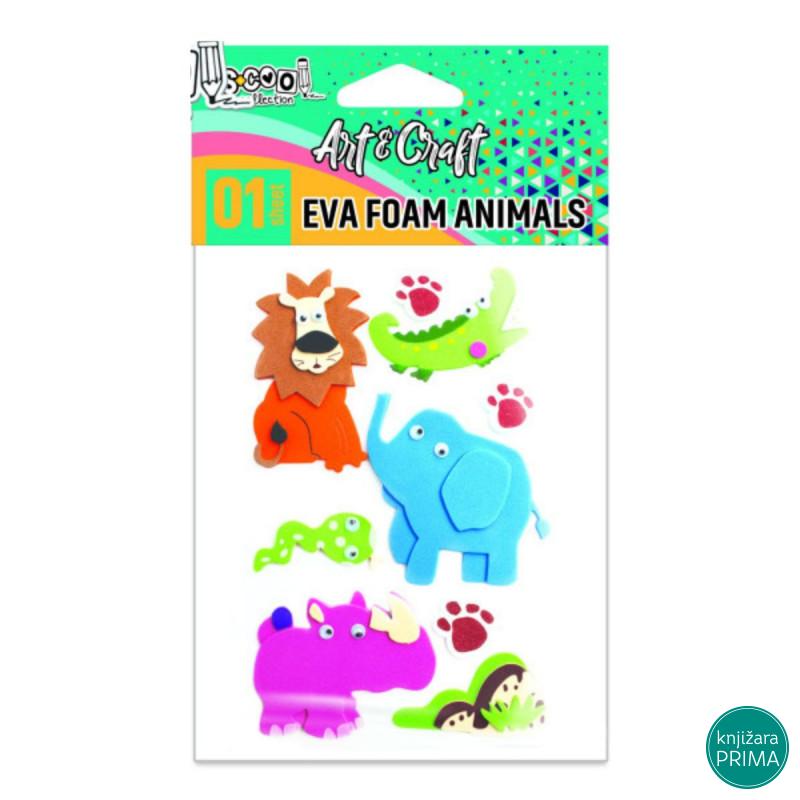 Stikeri od eva pene životinje - Scool craft 