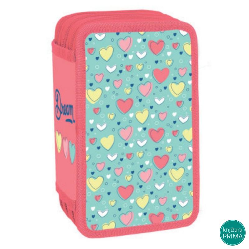 Puna pernica SCOOL 3 zipa - Hearts 