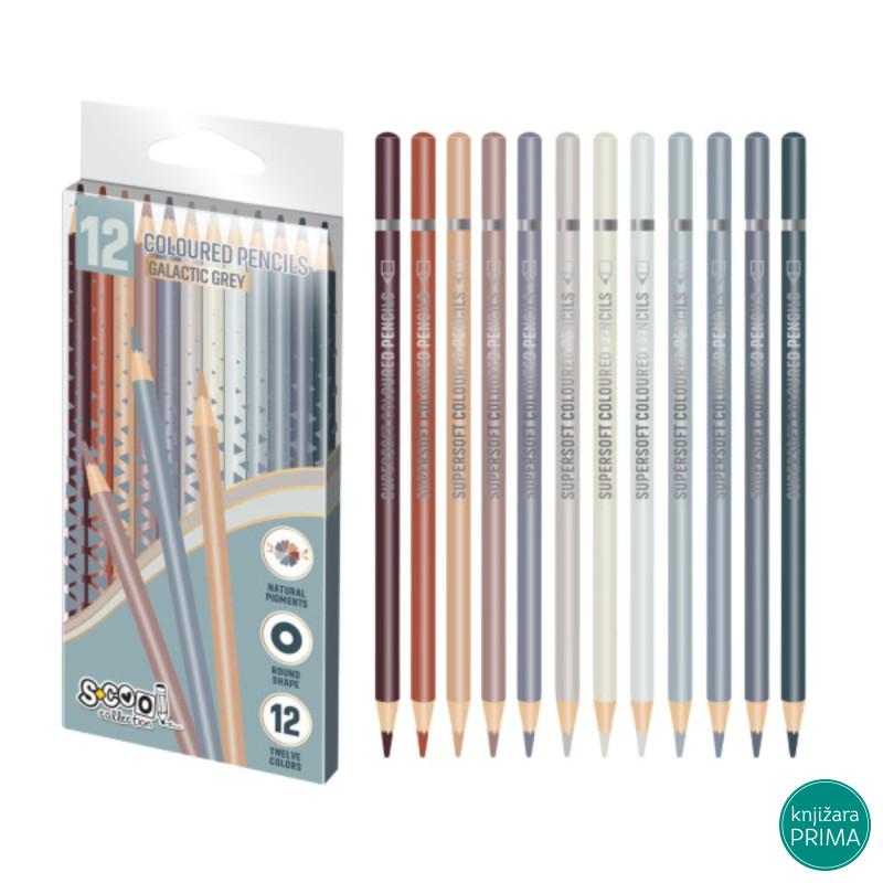 Drvene bojice 12 SCOOL - Galactic 
