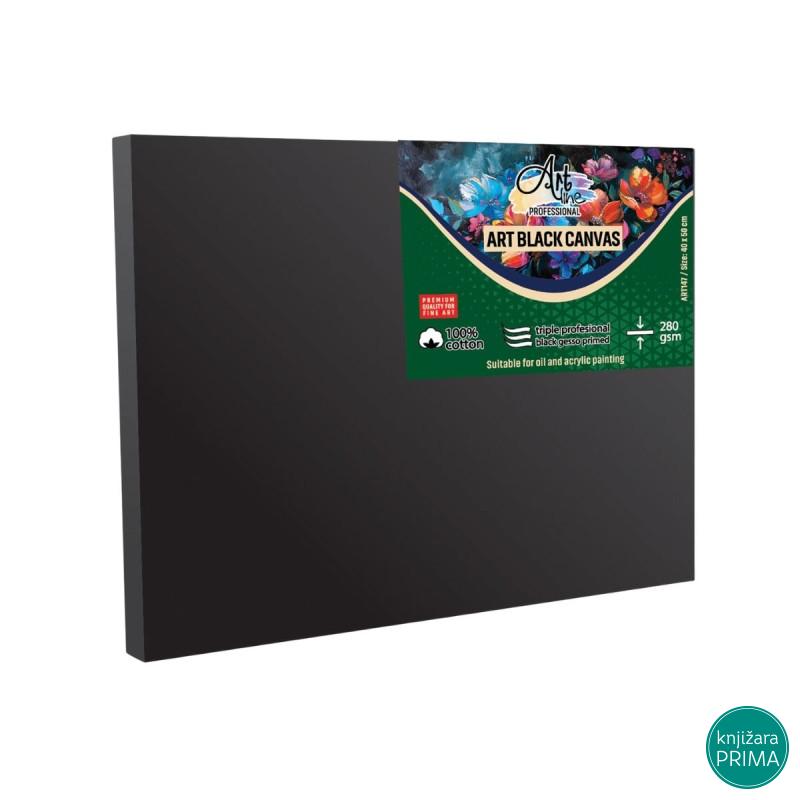 Slikarsko platno 40x50 SCOOL crno 