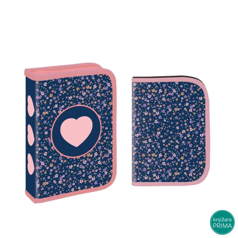 Puna pernica SCOOL 1 zip - Pink Heart 