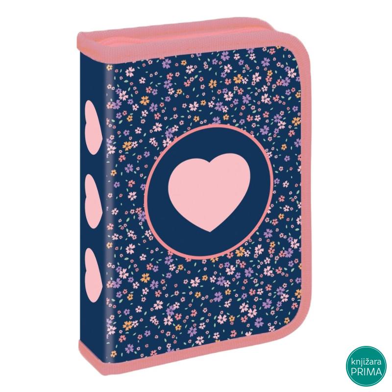 Puna pernica SCOOL 1 zip - Pink Heart 