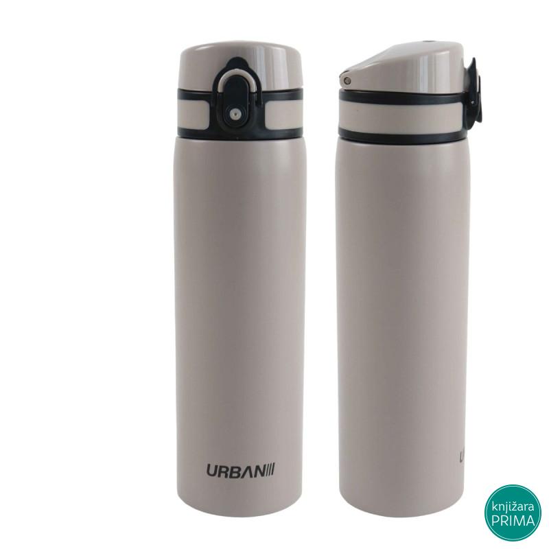 Flašica za vodu metalna 600 ml – Urban krem | SCOOL 