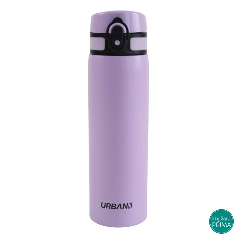 Flašica za vodu metalna 600 ml – Urban ljubičasta | SCOOL 