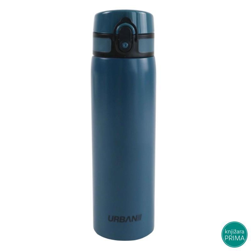 Flašica za vodu metalna 600 ml – Urban teget | SCOOL 