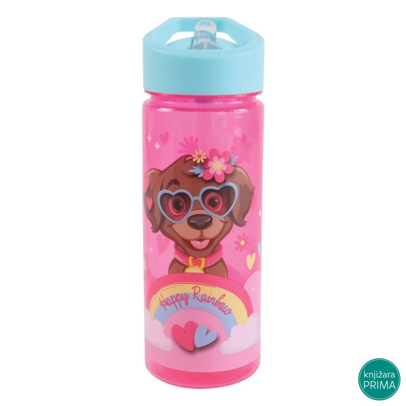 Flašica za vodu PVC 600 ml – Happy Rainbow | SCOOL 