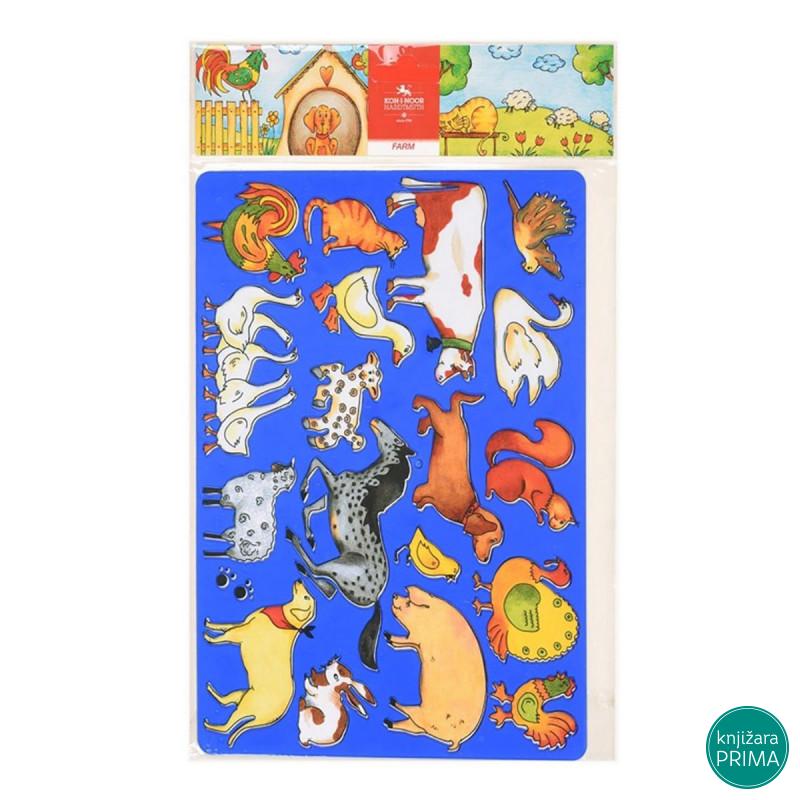 Šabloni za crtanje KOH-I-NOOR farma 