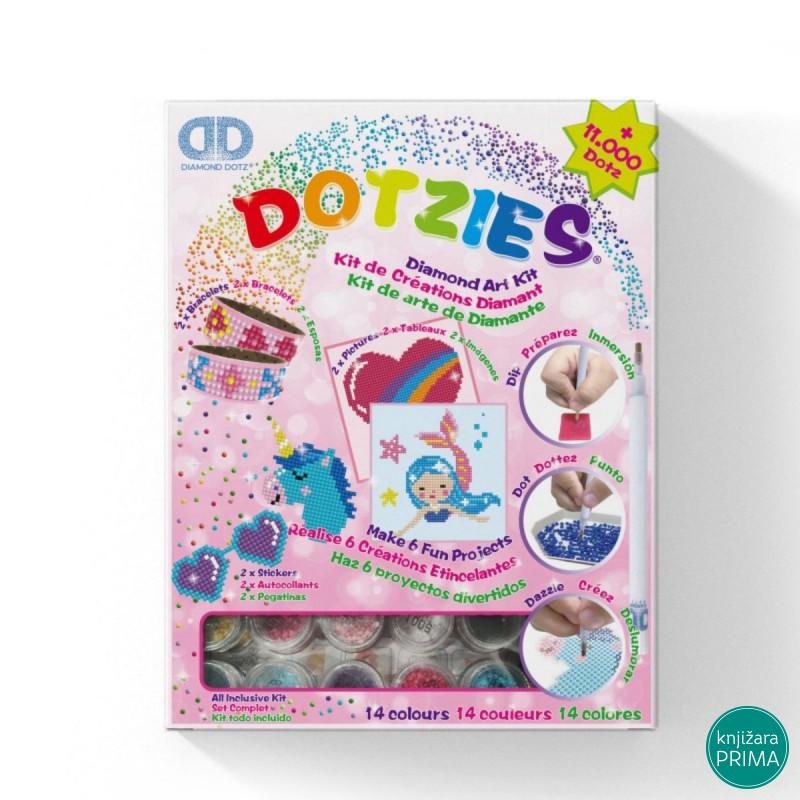 Ukrasi tačkicama DOTZIES - Girl 