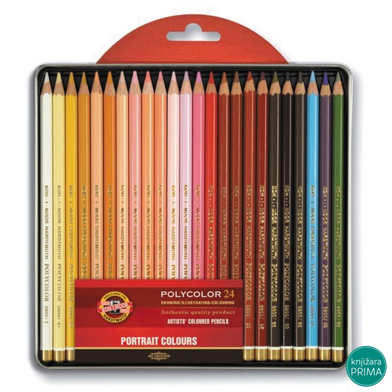 Umetničke drvene boje 24 KOH-I-NOOR portrait 