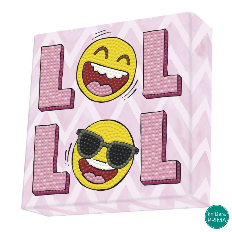 Ukrasi tačkicama DOTZIES platno 15x15 - LOL 