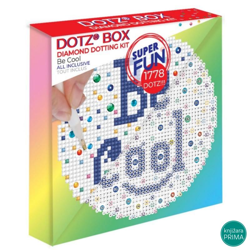 Ukrasi tačkicama DOTZIES platno 15x15 - Be Cool 