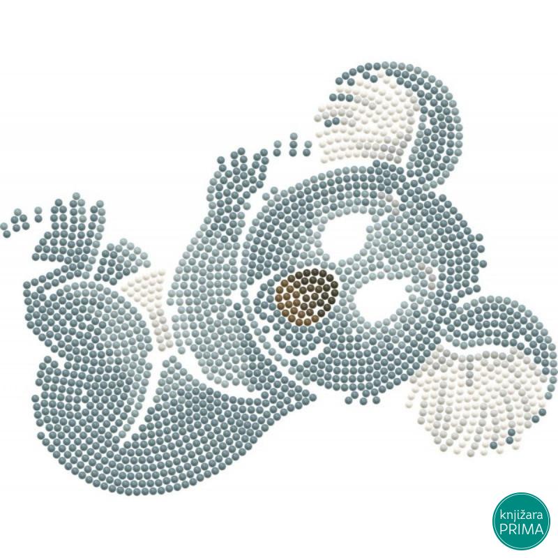 Ukrasi tačkicama DOTZIES platno 22x22 - Koala climb 