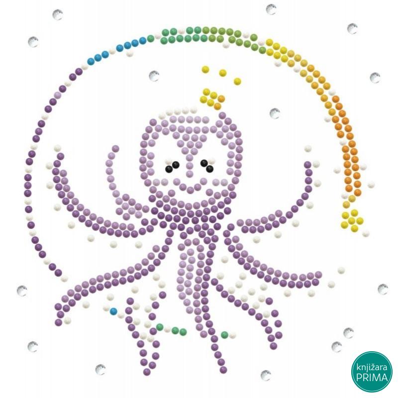 Ukrasi tačkicama DOTZIES platno 15x15 - Magical Octupus 
