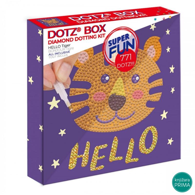 Ukrasi tačkicama DOTZIES platno 15x15 - Hello Tiger 