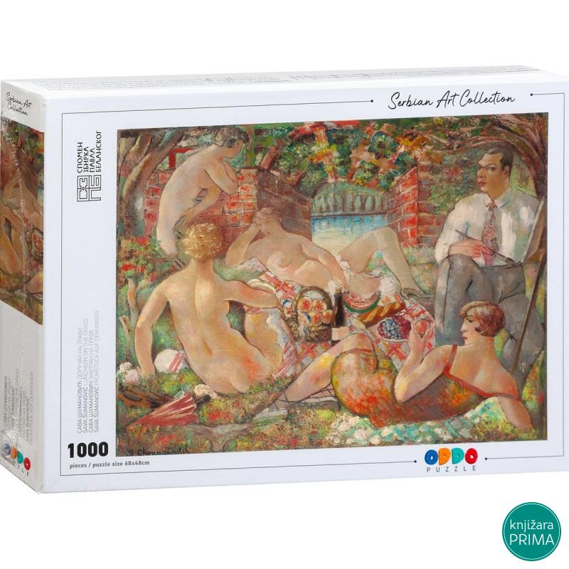 Puzzle 1000 SAC Sava Šumanović - Doručak na travi 