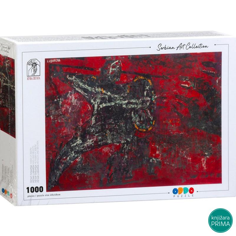 Puzzle 1000 SAC Petar Lubarda - Čovek i zveri 